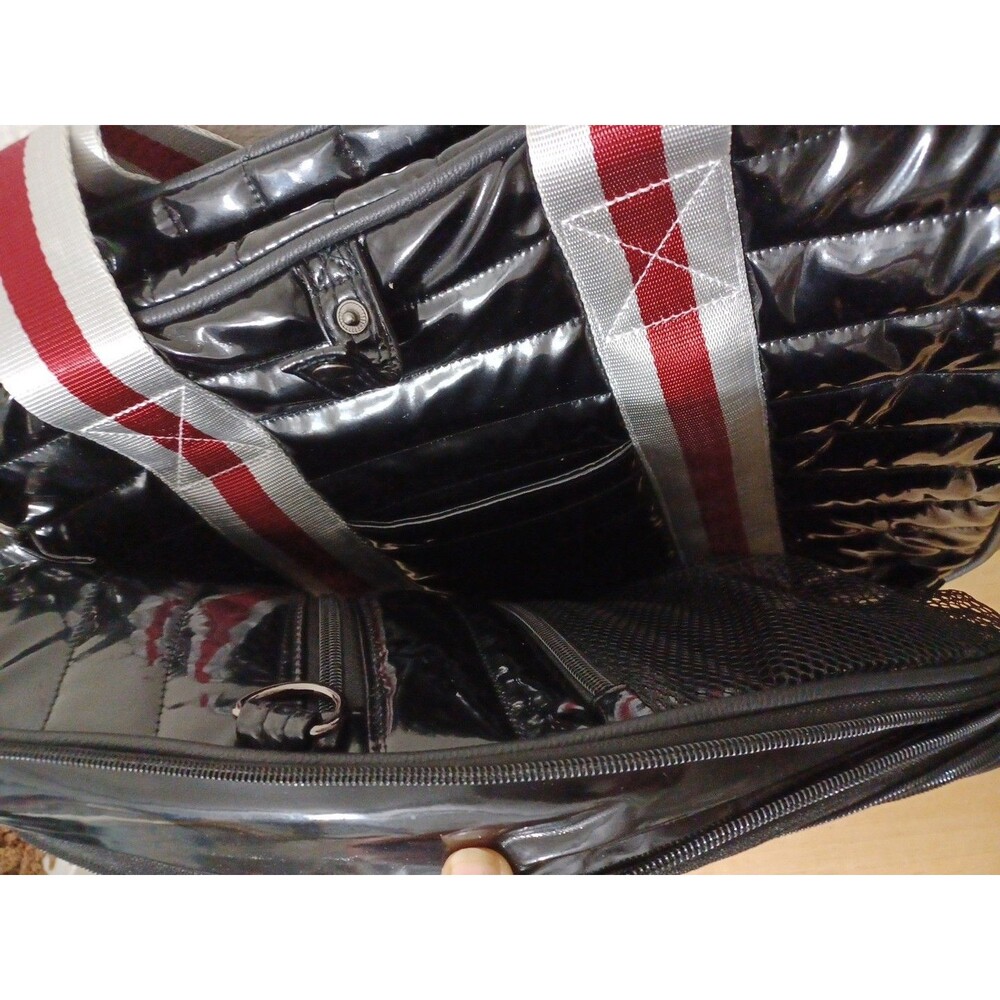 Anthropologie Black red Tennis Bag and bag set By Think Royln - Picture 5 of 13